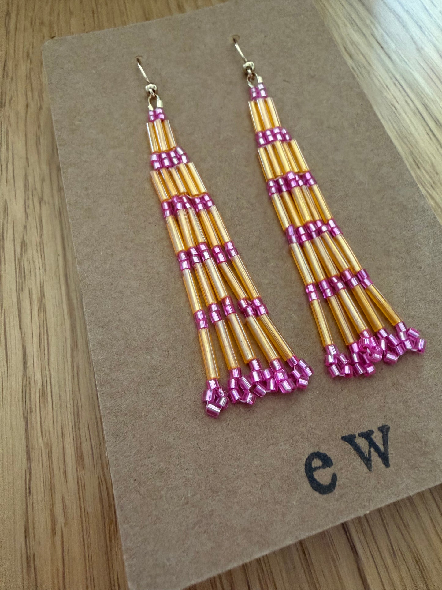 Orange Pink Chandelier