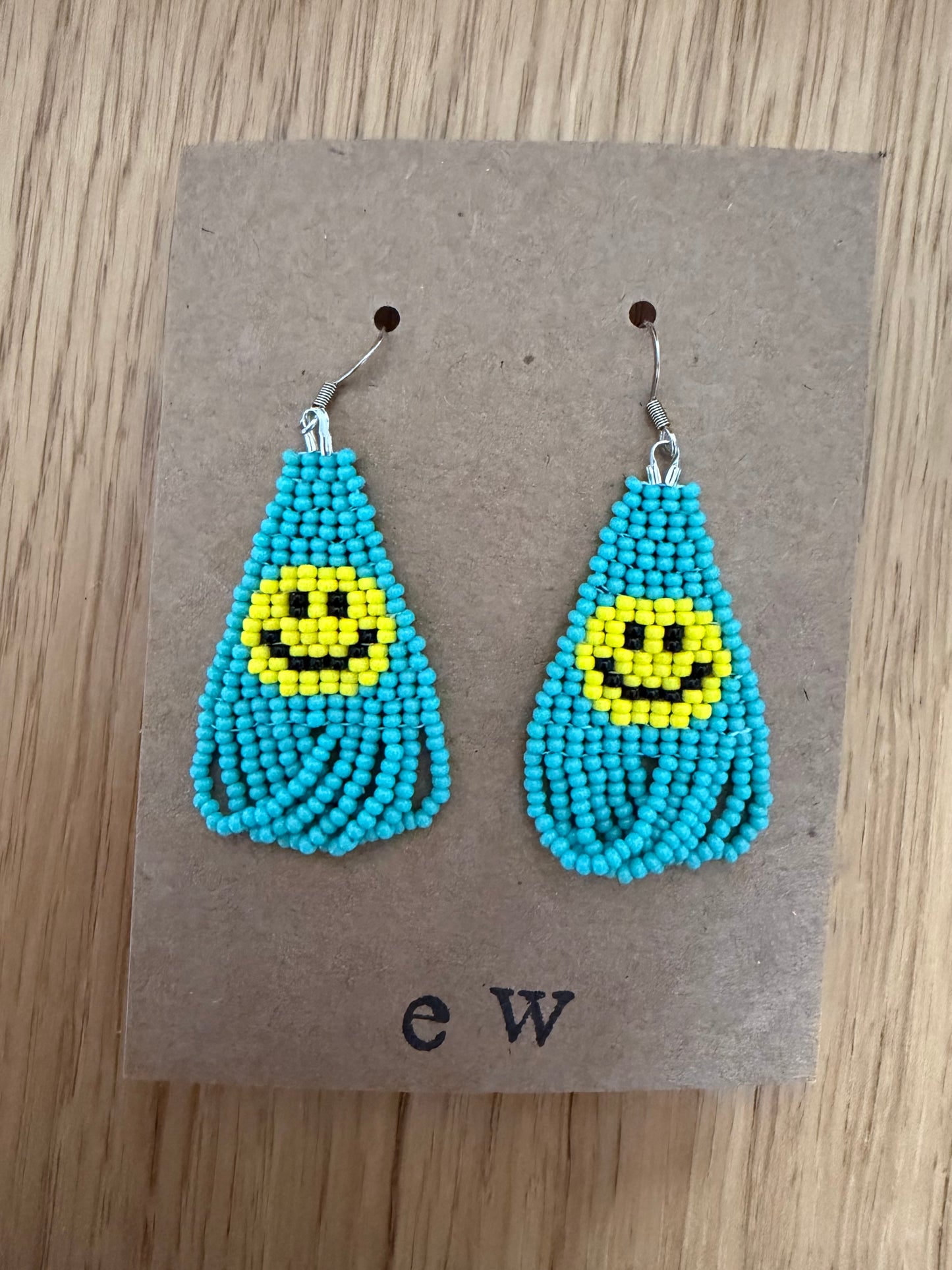 Happy Face Swoop teal