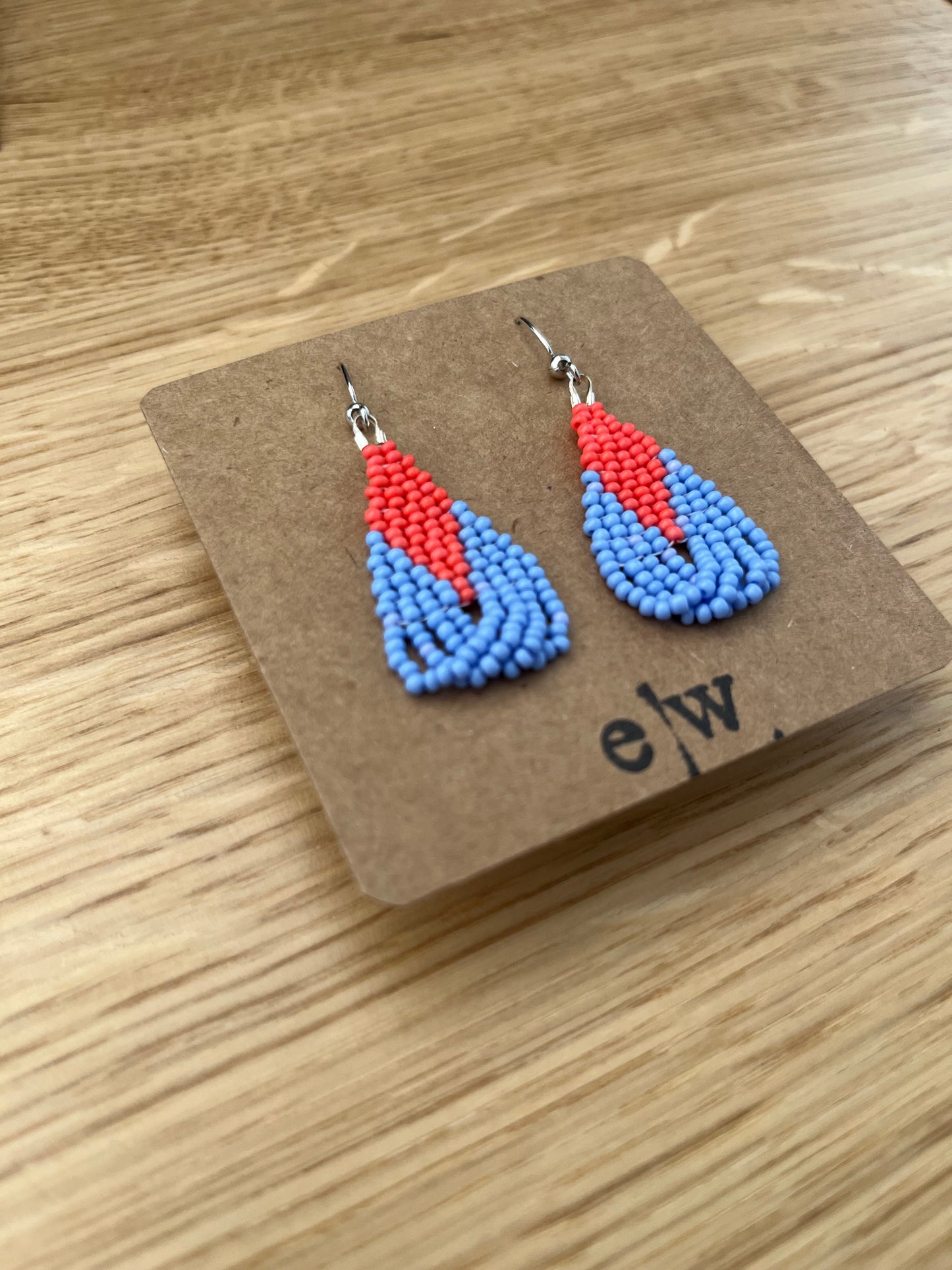Swoop- blue + coral