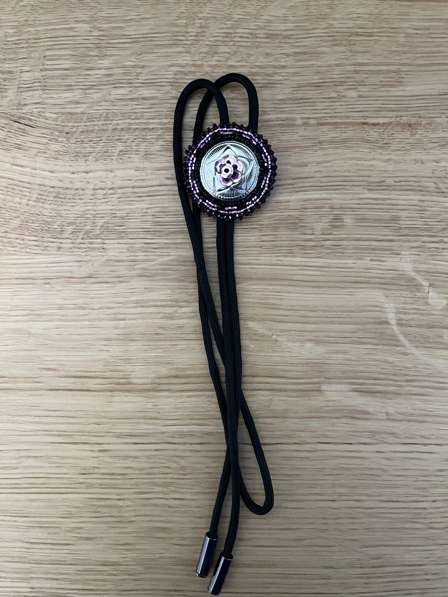 Black and Purple Bolo