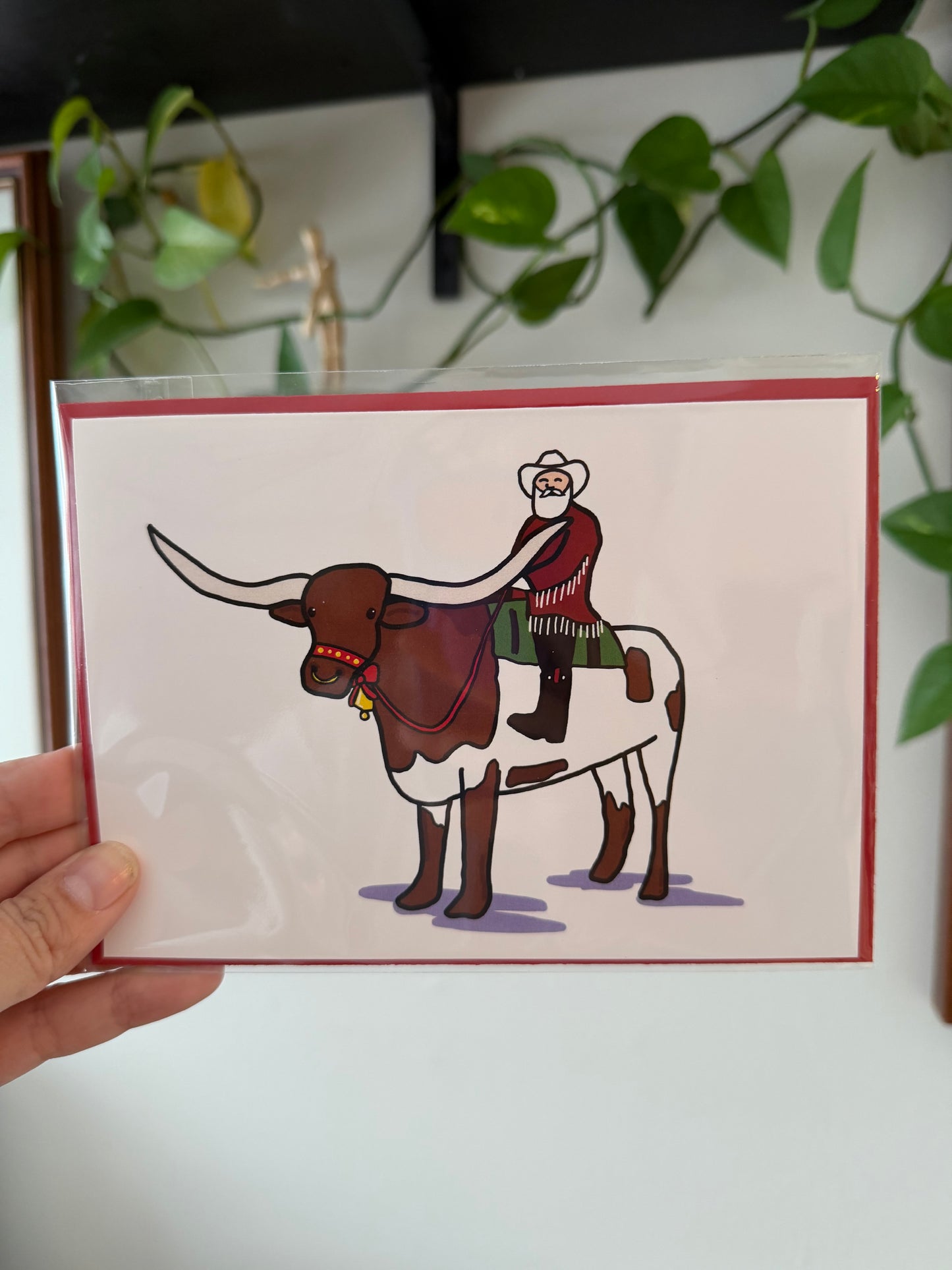 Longhorn Santa