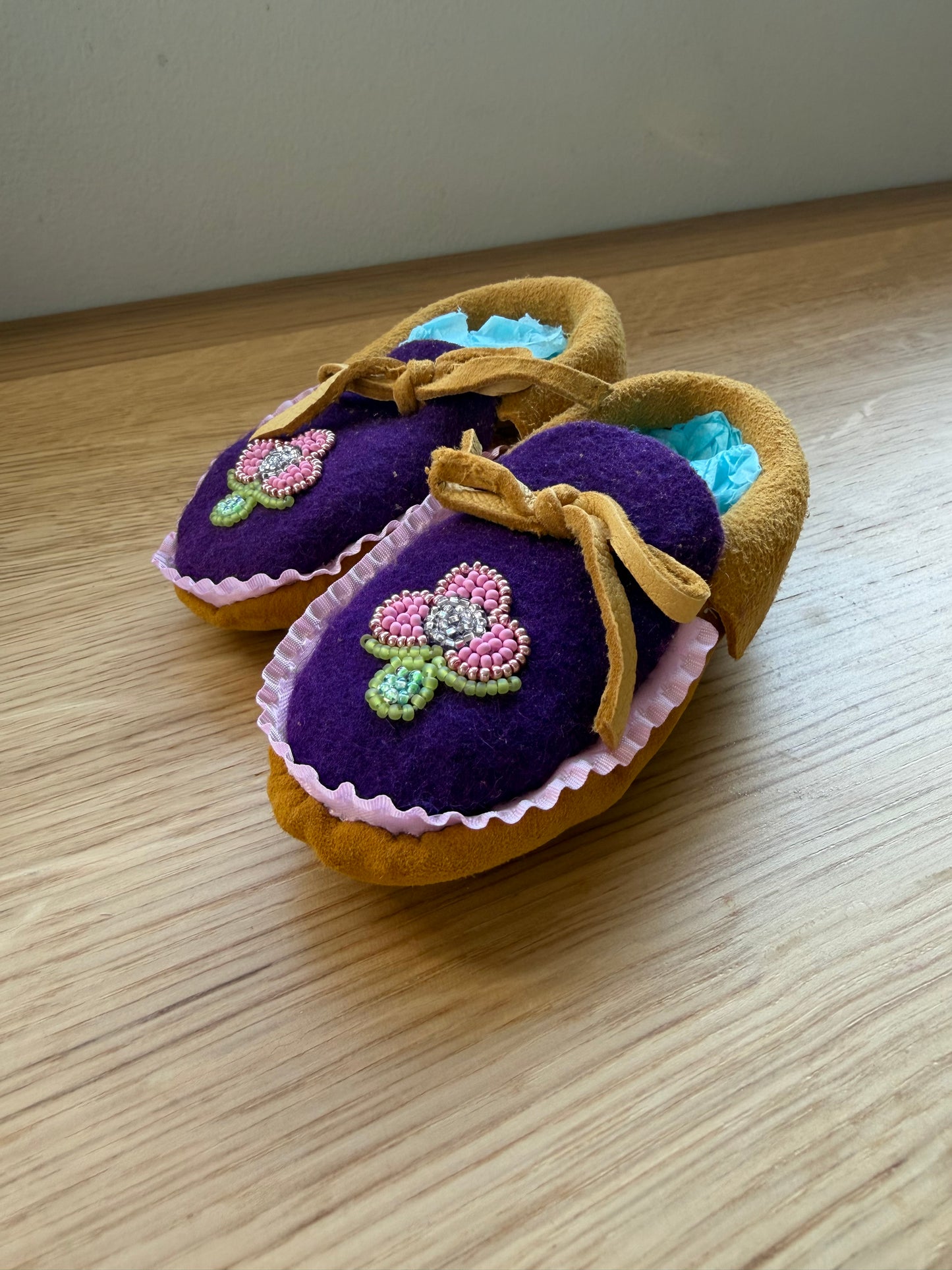 Beaded baby Mocs