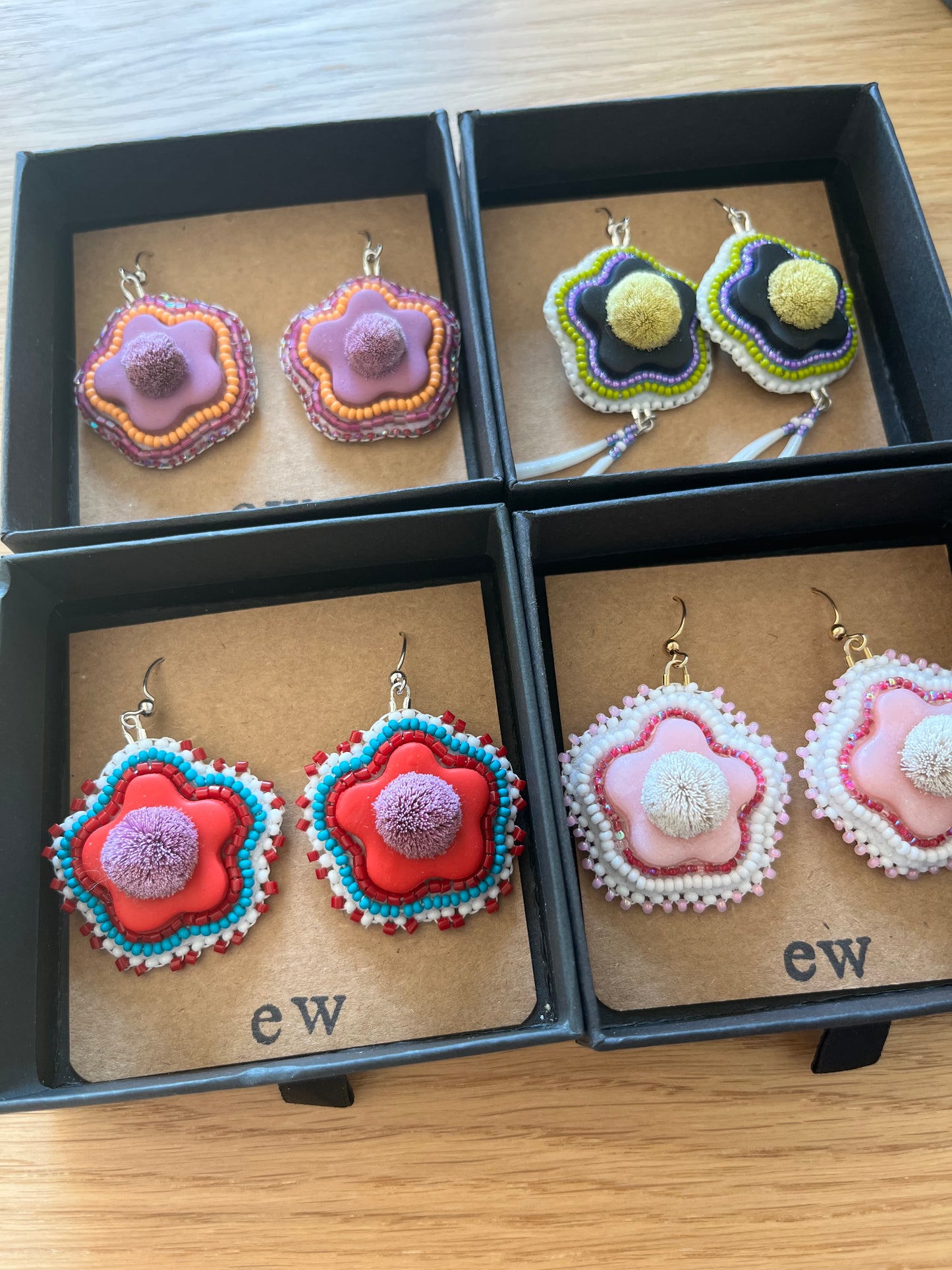 Red Caribou Tuft Flower