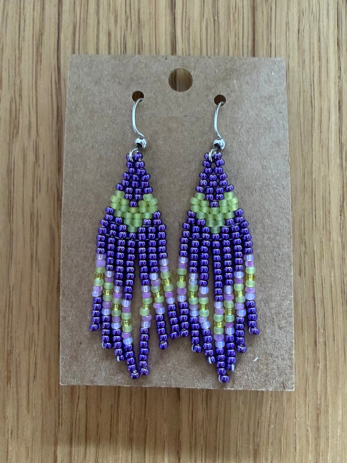 Mini fringe Purple Heart