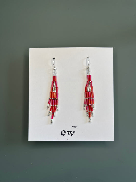 Vintage Red + Silver