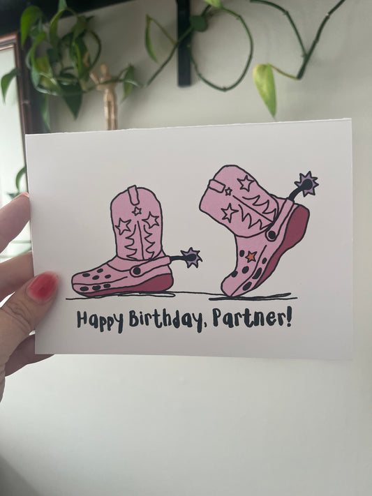 Croc cowboy birthday