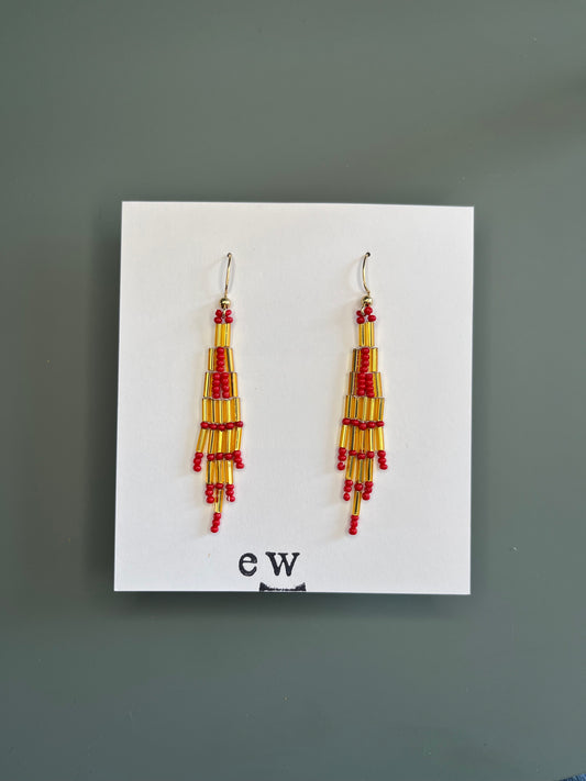 Vintage Red + Gold