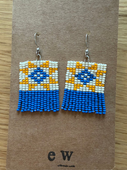 Quilt Blue and Orange