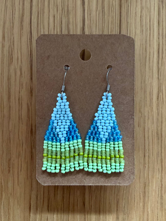 Mini Fringe Sky Blue