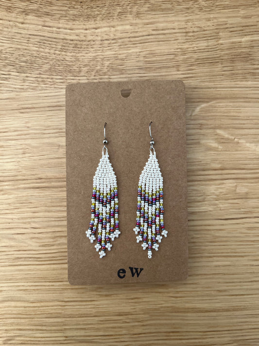 Ivory Rainbow Fringe