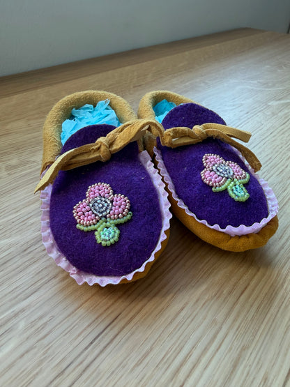 Beaded baby Mocs