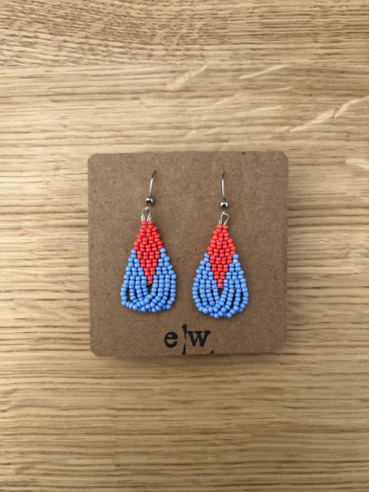 Swoop- blue + coral