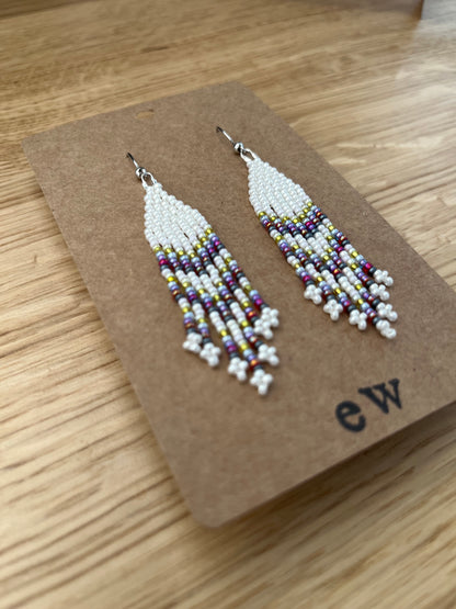 Ivory Rainbow Fringe
