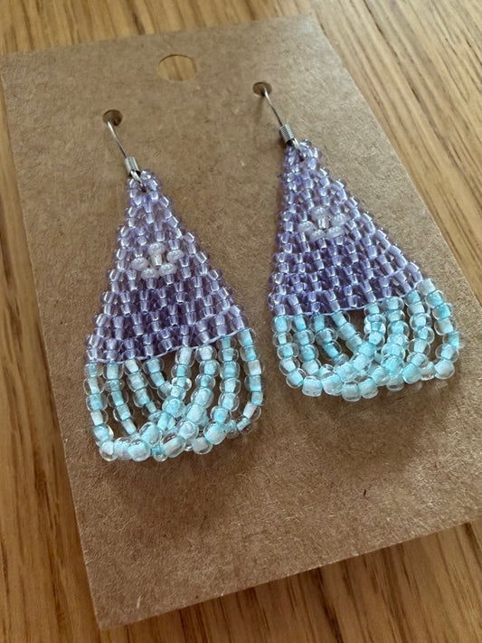 Mini Fringe Jelly Purple
