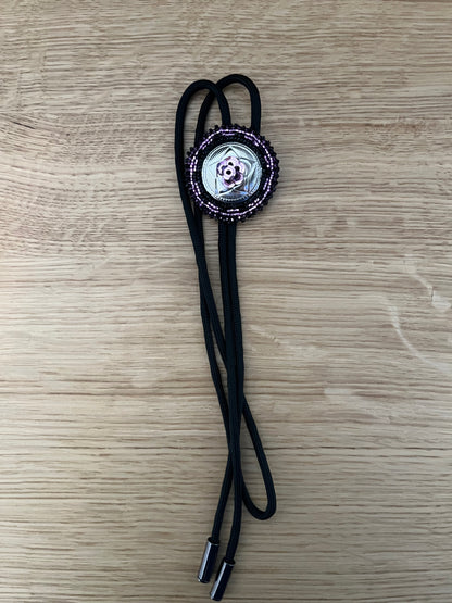 Black and Purple Bolo