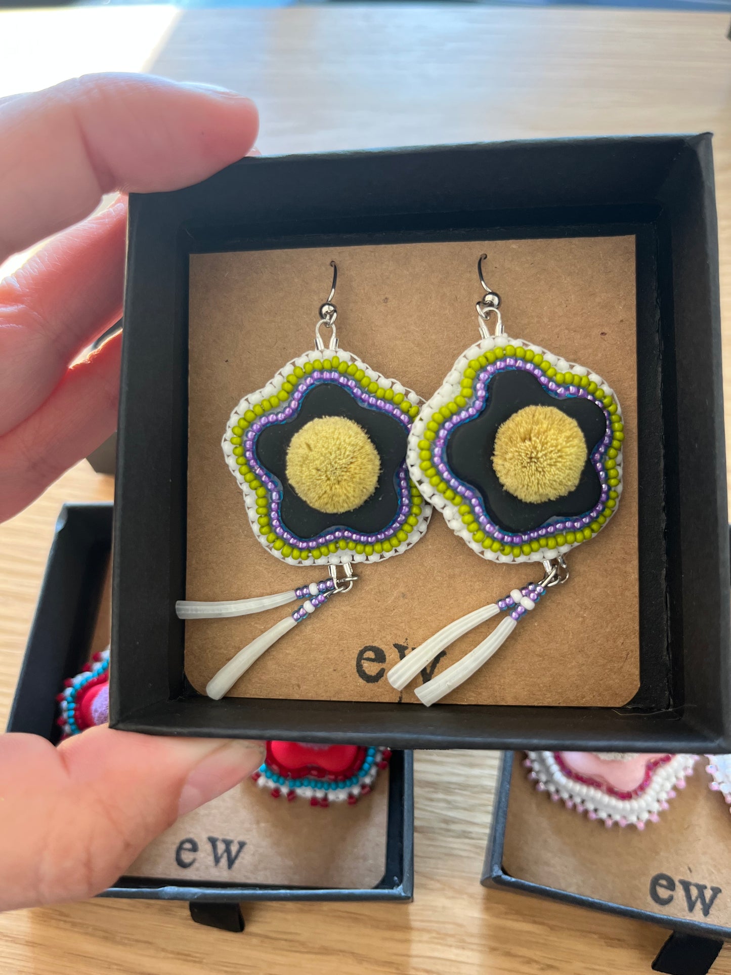 Yellow Caribou Tuft flower