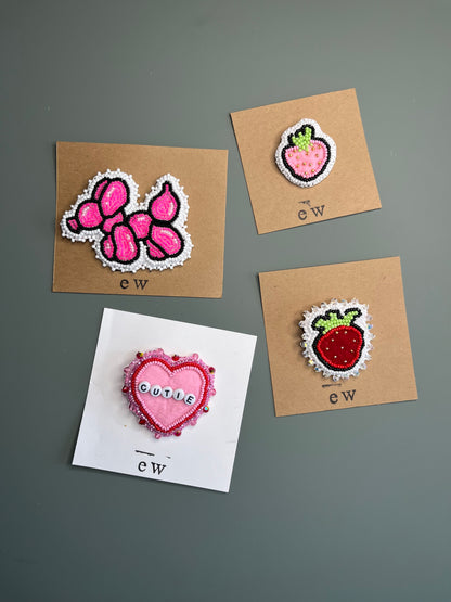 Small Strawberry Pin